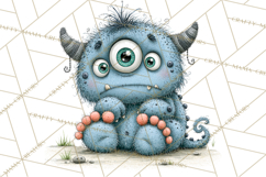 Monster Munchkins Halloween Characters PNG Product Image 3