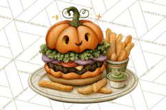 1950s Vintage Halloween Clipart Retro Soda Fountain Clip Art Product Image 4