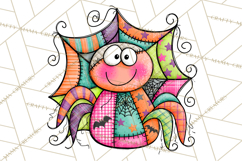 Haunted Patchwork Halloween Characters PNG Product Image 4