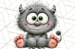 Monster Munchkins Halloween Characters PNG Product Image 5