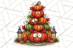 Halloween Village Pumpkin Patch PNG Clipart Product Image 4