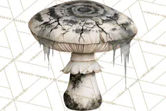 Spooky Halloween Mushrooms PNG, Fall Mushroom Fungus Product Image 5
