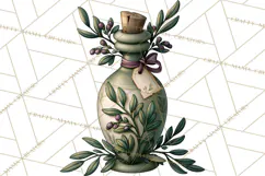 Vintage Apothecary World PNG Product Image 5