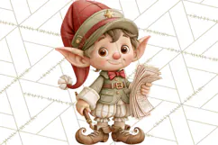 Santa's Travel Agency Christmas Clipart PNG Product Image 5