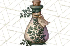 Vintage Apothecary World PNG Product Image 2