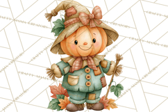 Pumpkin Munchkins Cute Halloween Clipart PNG Product Image 2