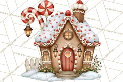 Christmas Fairy World Clipart PNG Product Image 3
