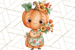 Pumpkin Munchkins Cute Halloween Clipart PNG Product Image 3