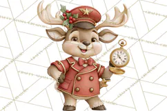 Santa's Travel Agency Christmas Clipart PNG Product Image 3