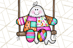 Haunted Patchwork Halloween Characters PNG Product Image 3