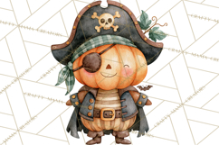 Pumpkin Munchkins Cute Halloween Clipart PNG Product Image 4