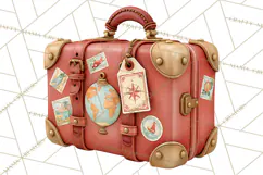 Santa's Travel Agency Christmas Clipart PNG Product Image 4