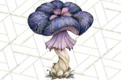 Spooky Halloween Mushrooms PNG, Fall Mushroom Fungus Product Image 4