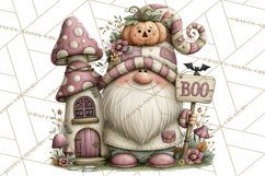 Gnome Hollow Halloween Clipart PNG Product Image 5