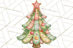 Pastel Christmas Friends Printable Clipart PNG Product Image 4