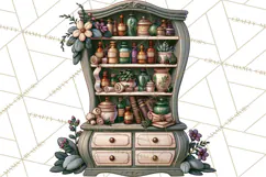 Vintage Apothecary World PNG Product Image 5