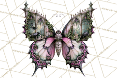 Halloween Butterflies Spooky Gothic Clipart PNG Product Image 2