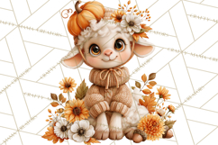 Autumn Critters PNG Cute Woodland Clipart Product Image 2
