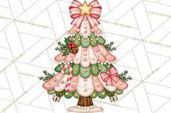 Pastel Christmas Friends Printable Clipart PNG Product Image 5
