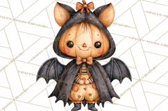 Pumpkin Munchkins Cute Halloween Clipart PNG Product Image 3