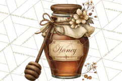 Vintage Farmhouse Kitchen Clipart PNG Product Image 3