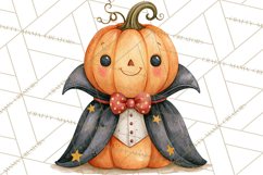 Pumpkin Munchkins Cute Halloween Clipart PNG Product Image 4