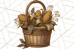 Vintage Farmhouse Kitchen Clipart PNG Product Image 4