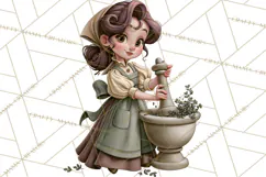 Vintage Apothecary World PNG Product Image 4