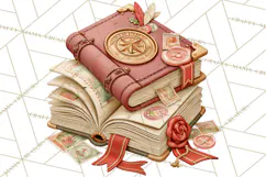 Santa's Travel Agency Christmas Clipart PNG Product Image 4