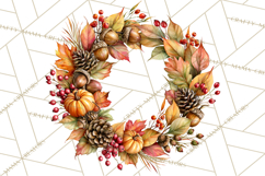 Autumn Critters PNG Cute Woodland Clipart Product Image 5