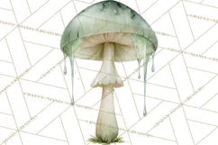 Spooky Halloween Mushrooms PNG, Fall Mushroom Fungus Product Image 5