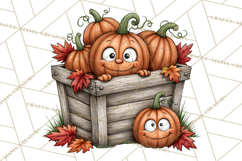 Halloween Village Pumpkin Patch PNG Clipart Product Image 4