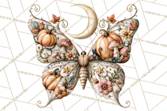 Halloween Butterflies Spooky Gothic Clipart PNG Product Image 2