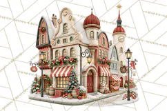 Santa's Travel Agency Christmas Clipart PNG Product Image 2