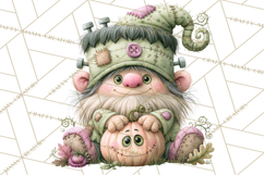 Gnome Hollow Halloween Clipart PNG Product Image 2
