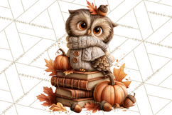 Autumn Critters PNG Cute Woodland Clipart Product Image 2