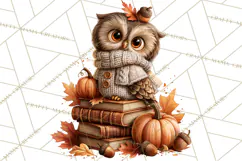 Autumn Critters PNG Cute Woodland Clipart Product Image 2