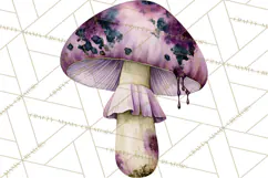 Spooky Halloween Mushrooms PNG, Fall Mushroom Fungus Product Image 2