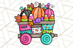 Haunted Patchwork Halloween Characters PNG Product Image 2