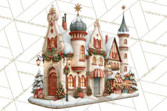 Santa's Travel Agency Christmas Clipart PNG Product Image 3