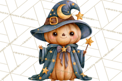 Pumpkin Munchkins Cute Halloween Clipart PNG Product Image 3