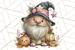 Gnome Hollow Halloween Clipart PNG Product Image 3