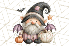 Gnome Hollow Halloween Clipart PNG Product Image 4
