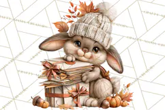 Autumn Critters PNG Cute Woodland Clipart Product Image 5