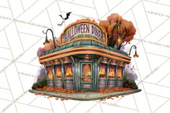 1950s Vintage Halloween Clipart Retro Soda Fountain Clip Art Product Image 2