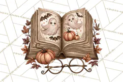 Halloween Critter Town Clipart PNG, Spooky Cottage Animals Product Image 2
