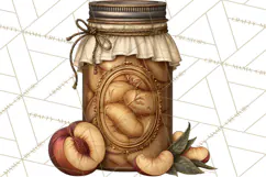 Vintage Farmhouse Kitchen Clipart PNG Product Image 3