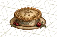 Vintage Farmhouse Kitchen Clipart PNG Product Image 4
