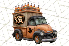 1950s Vintage Halloween Clipart Retro Soda Fountain Clip Art Product Image 4