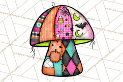 Haunted Patchwork Halloween Characters PNG Product Image 5